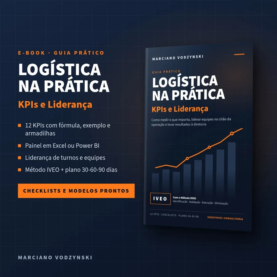 E-book Logística na Prática: KPIs e Liderança com checklists e modelos prontos
